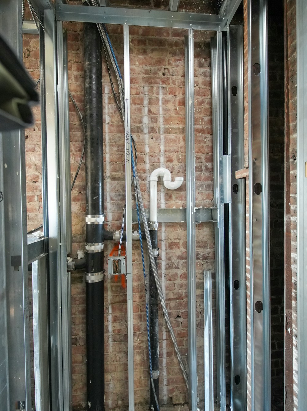 New plumbing pipework on a recent job